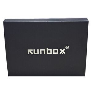 Share RUNBOX Slim RFID Wallet Mens Carbon Fiber Bifold Money Clip ID Window Gift